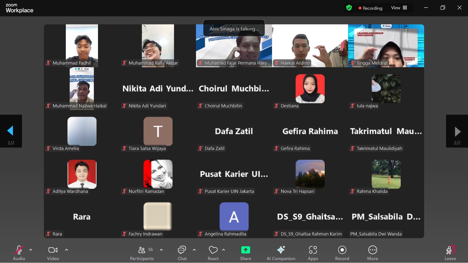 Dokumentasi Asah Kemampuan Jurnalistik dan Podcast, Pusat Karier UIN Syarif Hidayatullah Jakarta_1