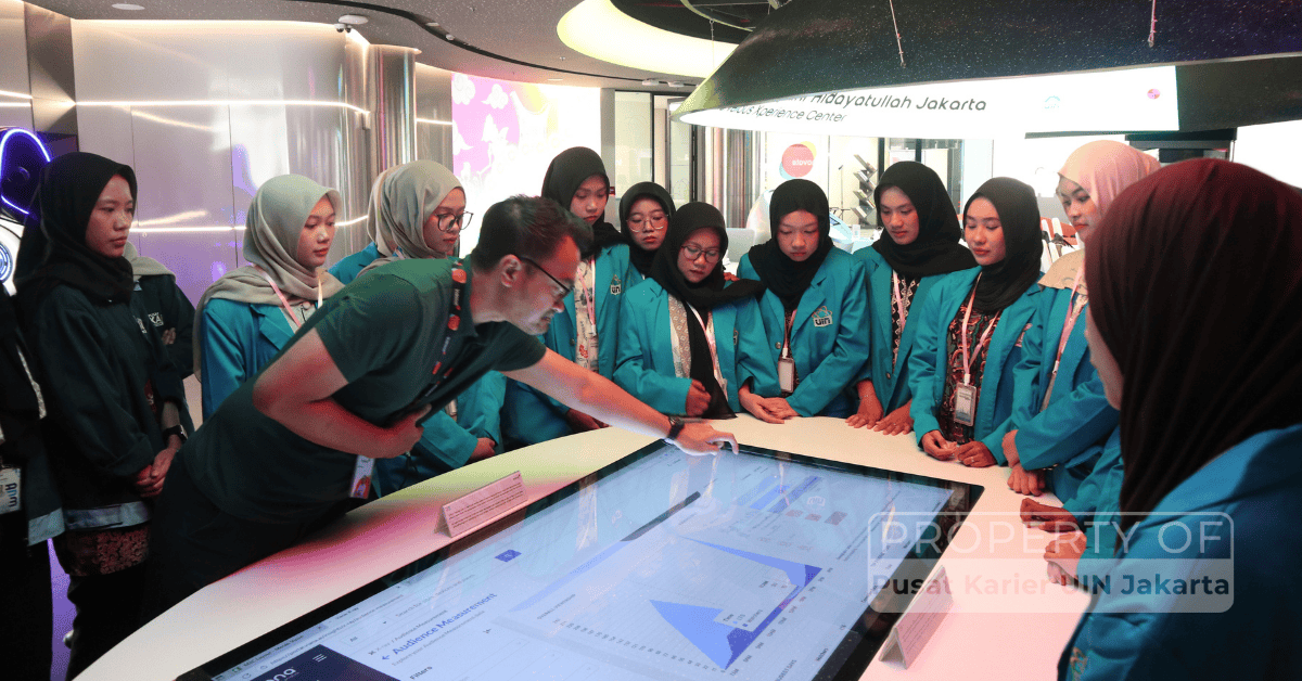 NGANTRI (Kunjungan Industri) Pusat Karier UIN Jakarta Buka Wawasan Kerja di Indosat Ooredoo dan Otsuka