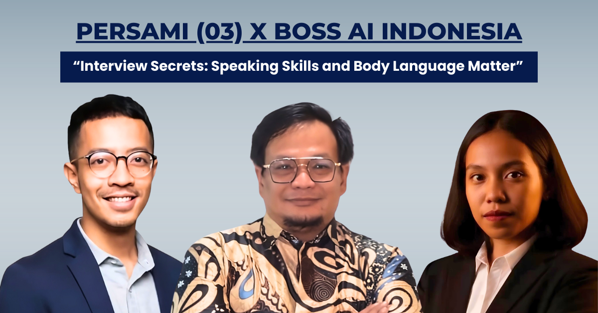 PERSAMI ke-3 Pusat Karier UIN Jakarta Hadirkan HR Manager Boss AI Indonesia Bahas Strategi Interview Kerja